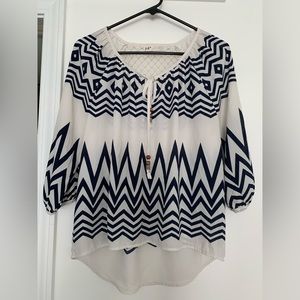 Relaxed Bohemian Beachy top M